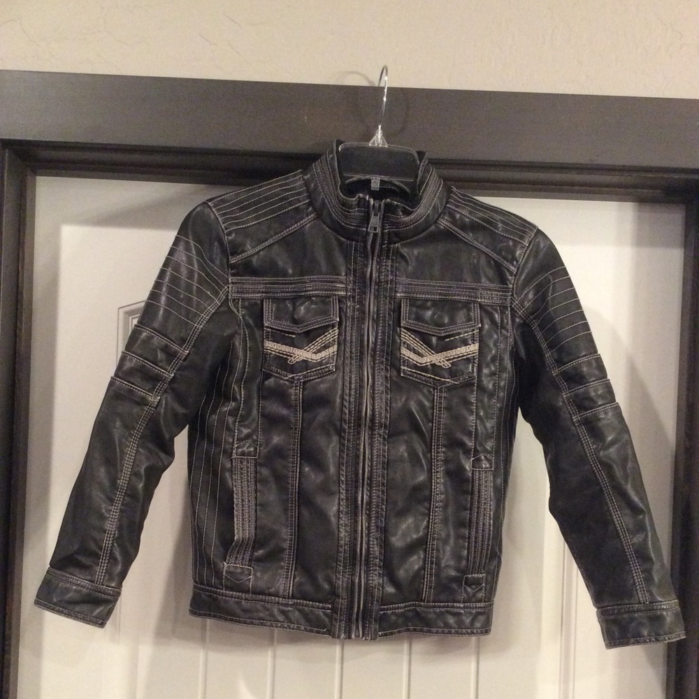 Boys BKE faux leather jacket